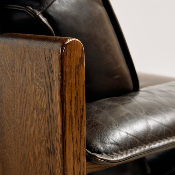 Image 1 of MK10591 Modell 757 Ledersofa-Set von Harry de Groot für Leolux, 3-teilig