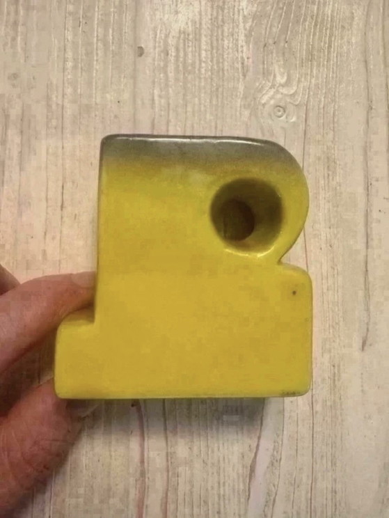 Portapenne vintage in ceramica verde, Space Age – Accessori da tavola (photo 2 of 6)