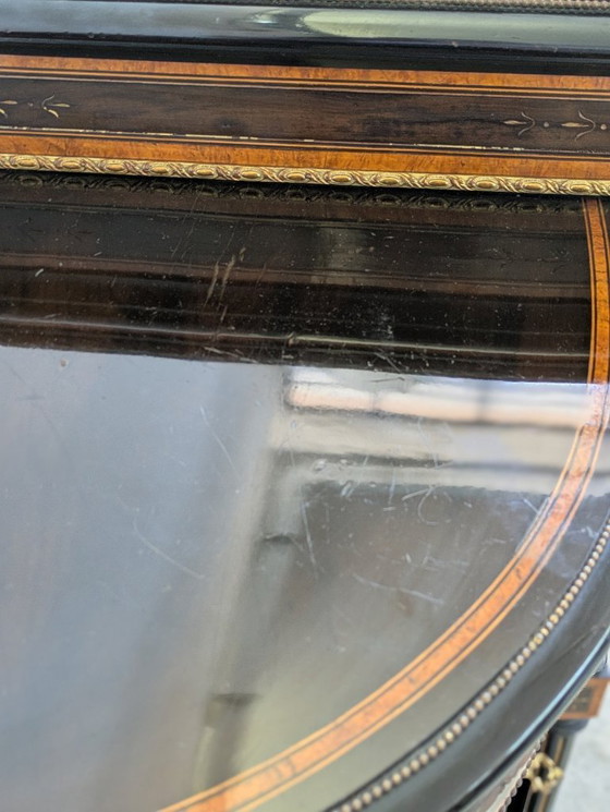 Image 1 of Credenza - Legno annerito, radica di noce - Napoleone III