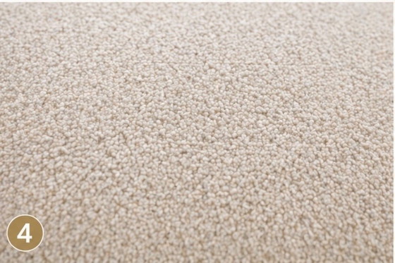 Image 1 of Luxury 3-seater sofa + 2 ecru boucle armchairs | extendable seats