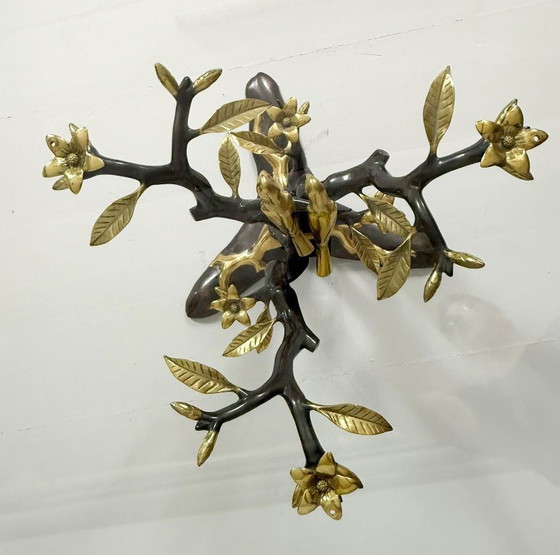 Image 1 of Table basse Hollywood Regency par Willy Daro, Belgique, années 1970