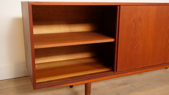 Image 1 of Vintage sideboard | Sliding doors | Scandinavian design | 183cm