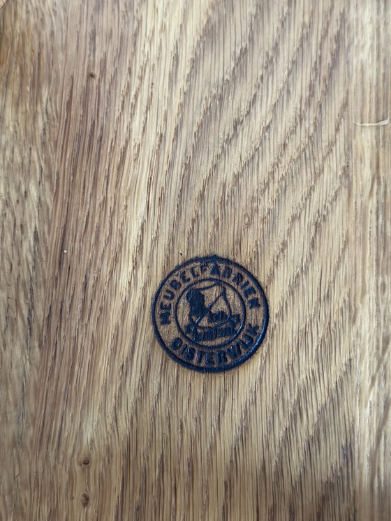 Image 1 of Brutalist krukje eikenhout Meubelfabriek Oisterwijk