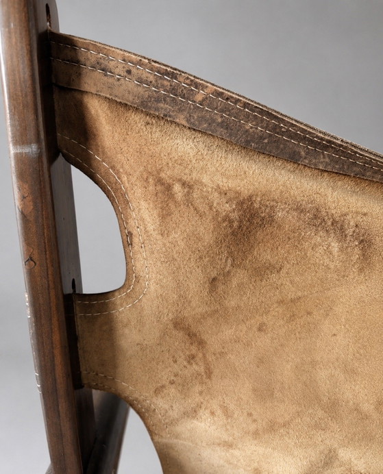 Image 1 of 2x Vintage PL22 Chairs + Ottoman by Hauner & Eisler, ca60s