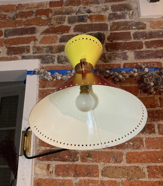 Image 1 of Grande lampada da parete diabolo Lunel