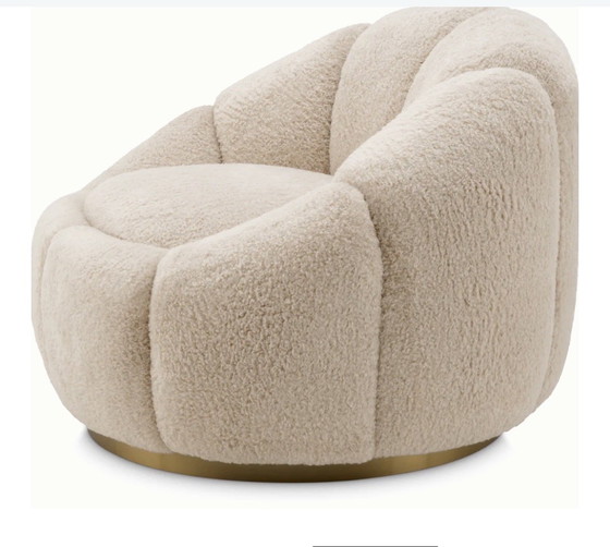 Image 1 of Eichholtz draai fauteuil Inger - Brisbane Crème