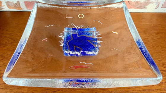 Kosta Boda Schale von Bertil Vallien, Schalen, Glas, Blau (Foto 5 von 9)