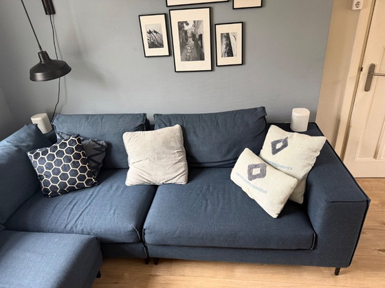 Image 1 of Modernes Ecksofa in Dunkelblau