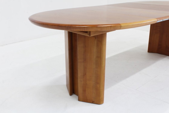 Image 1 of Tavolo da pranzo allungabile ovale di grandi dimensioni, stile vintage danese.