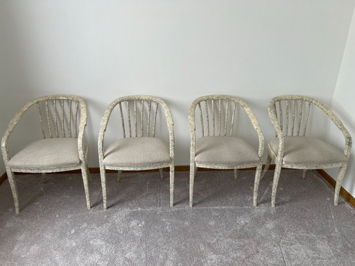 4 sillas de comedor vintage Paco Capdell de los años 80