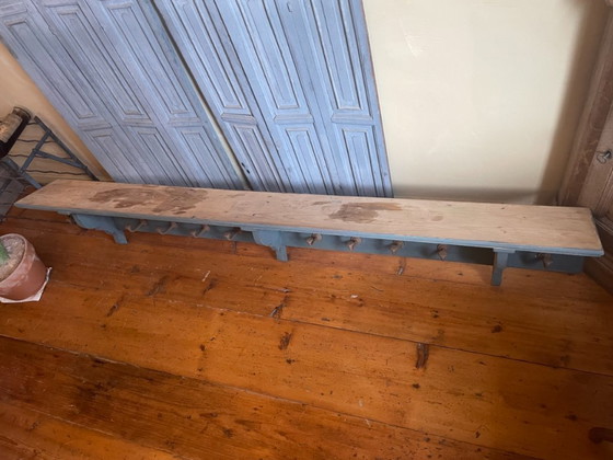 Image 1 of Appendiabiti da parete, appendiabiti da parete, scaffale, scaffale da cucina, 196 cm, francese