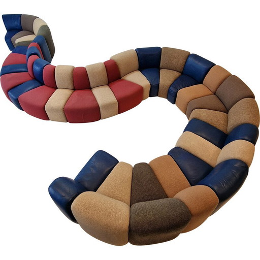Vintage 3-Sitzer Mississippi Sofa von Pierre Paulin für Artifort, Niederlande 1970