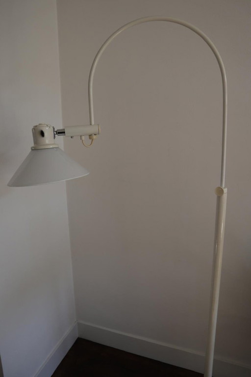 Vintage white floor lamp