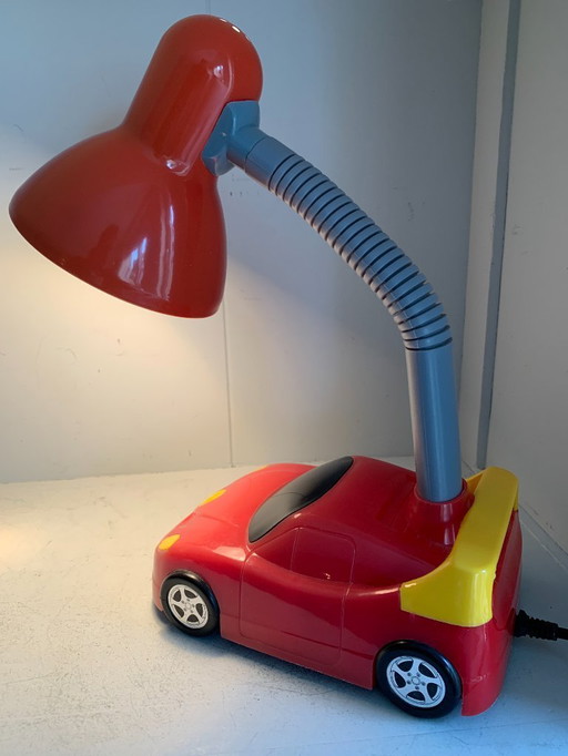 Greenville - Vintage jaren 80-90 Auto Bureaulamp - In originele staat - Met gele aan-/ uitschakelaar op de - Bureaulamp - Metaal