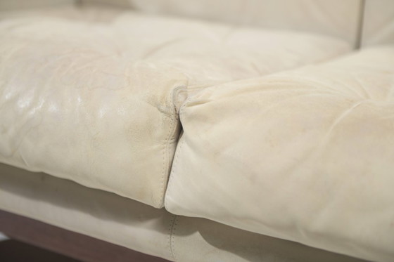 Image 1 of Splendido divano vintage Oriolo in pelle disegnato da Claudio Salocchi per Sormani, anni '60.