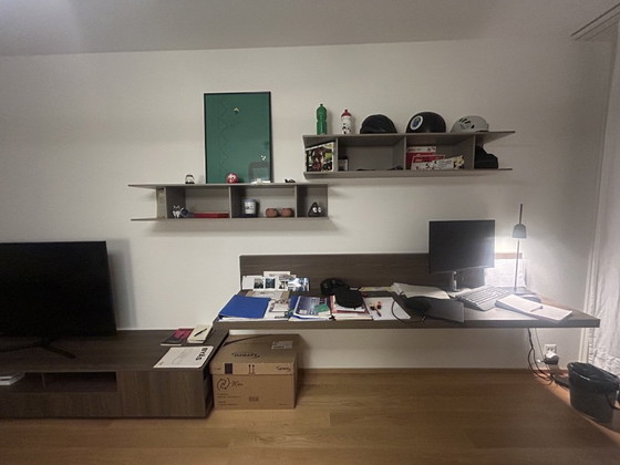 Image 1 of Elegant werkstation/bureau van Zalf – Italiaans design