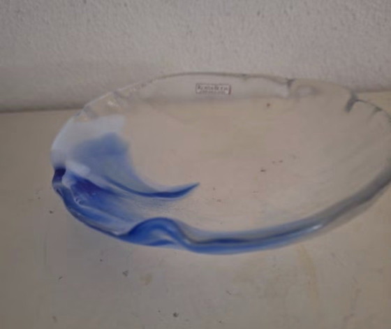Kosta Boda Glazen Schaal Met Blauwe Accenten – Servies, Glass (photo 5 of 7)