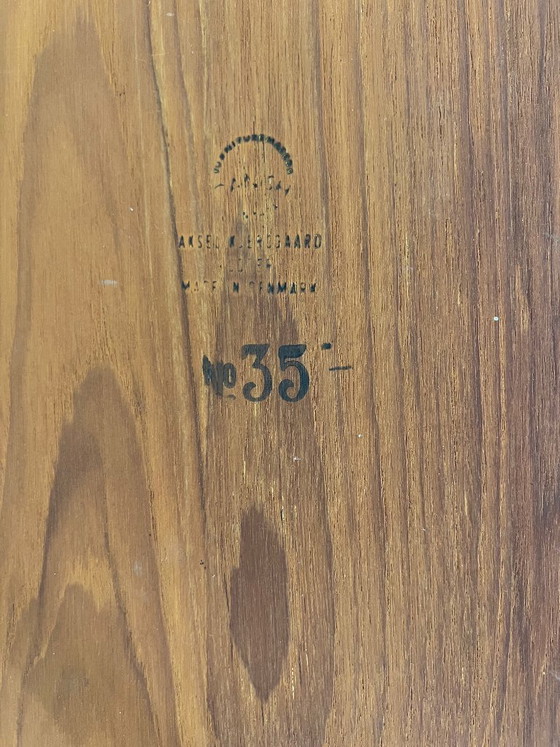 Panca e specchio in teak di Kai Kristiansen per Aksel Kjersgaard, 1960 – Tavolini, Wood (photo 13 of 13)