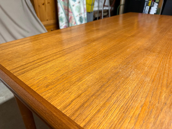 Image 1 of Conjunto de mesa y sillas de teca, Grete Jalk, década de 1970, Glostrup danés, mediados de siglo