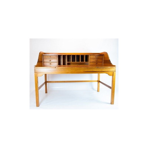 Vintage Oregon pine desk by Andreas Hansen and Hadsten Wood industry