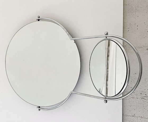 Espejo de pared con lupa giratoria, de Bieffeplast, Italia, década de 2000. – Chrome, Glass (photo 5 of 19)