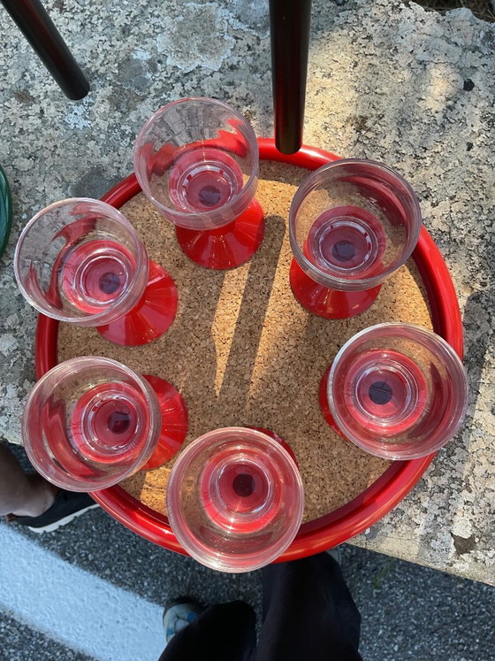 Bicchierini da liquore e vassoio Bodum Jr. '80 – Bicchieri e caraffe, Glass, Plastic (photo 2 of 6)