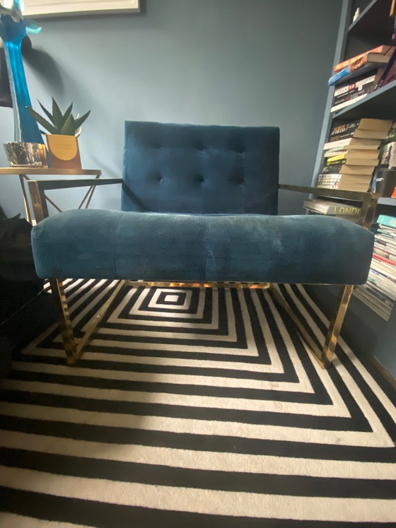 Jonathan Adler coppia di sedie Goldfinger – Poltrone, Velluto, Ottone (photo 10 of 16)