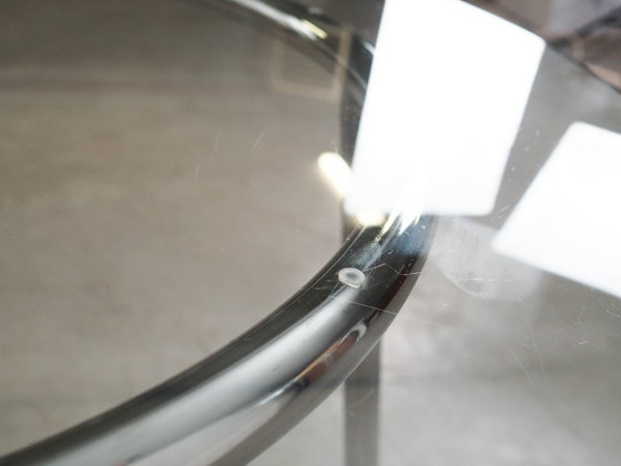 Image 1 of Mesa de cristal, diseño italiano, década de 1980, fabricada en Italia.