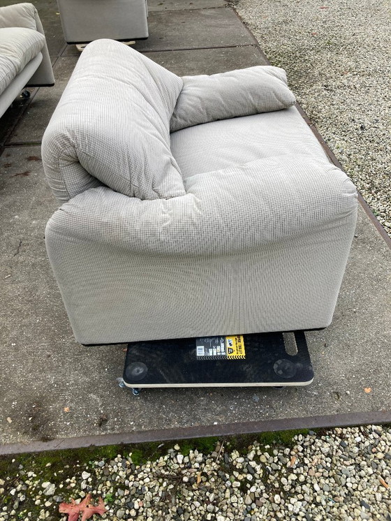 Image 1 of Set unico Maralunga originale di Vico Magistretti per Cassina, 1985