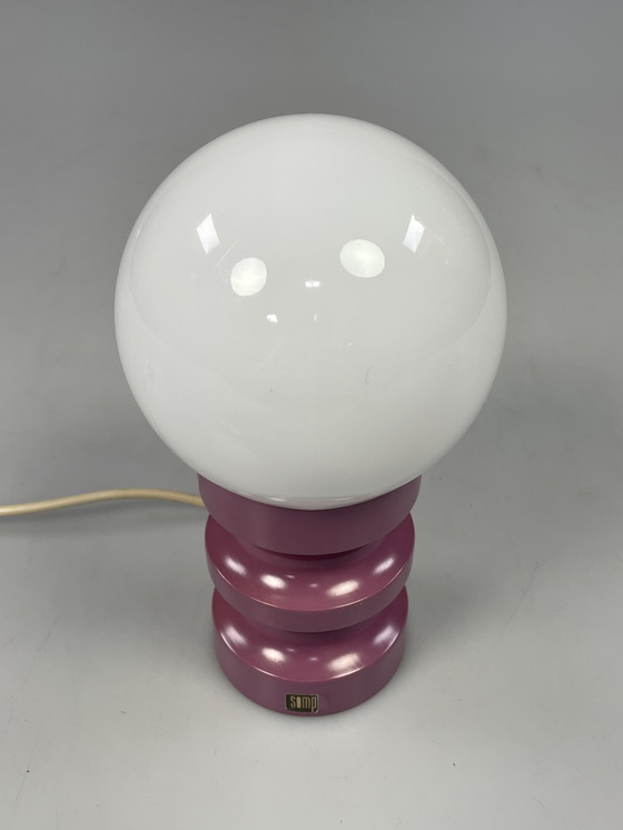 Image 1 of Lampe de table vintage, style âge de l'espace, Sompex Allemagne 1970