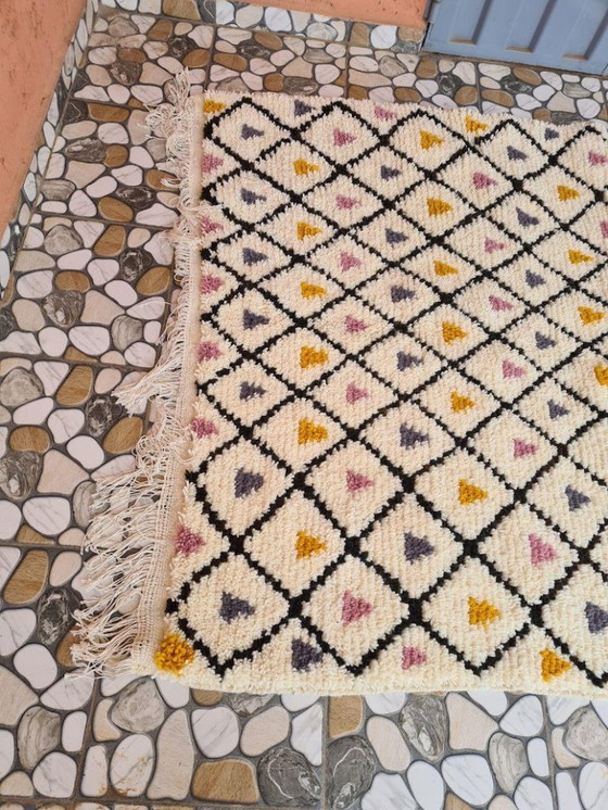 Image 1 of Tapis marocain en laine naturelle 250cmx150cm