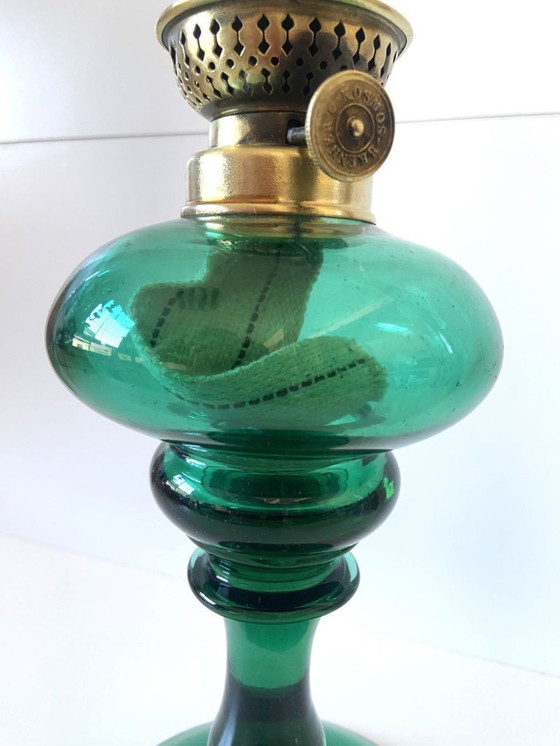 Image 1 of Antike deutsche Kosmos Brenner Petroleumlampe im Jugendstil, um 1900