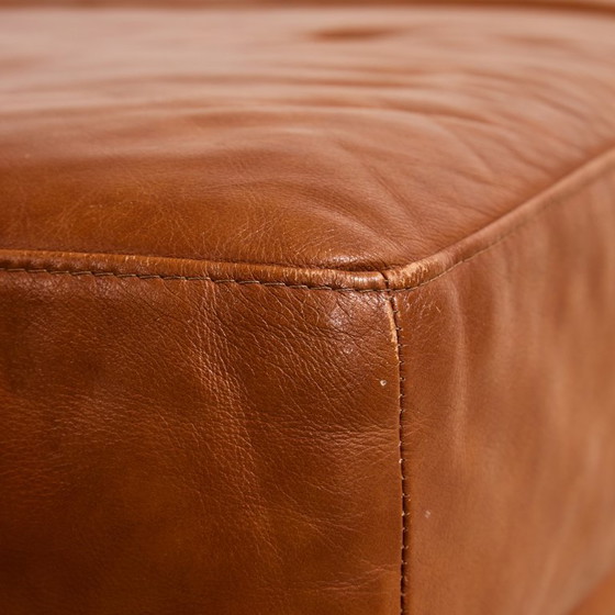 Image 1 of MK11156 Ottoman with leather upholstery