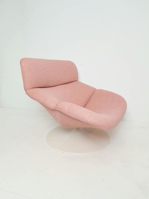 Artifort F518 geoffrey harcourt tapissé kvadrat rose