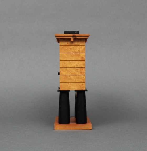 Image 1 of ALESSI MANTEL CLOCK TISCHUHR BY MICHAEL GRAVES MEMPHIS POSTMODERNE