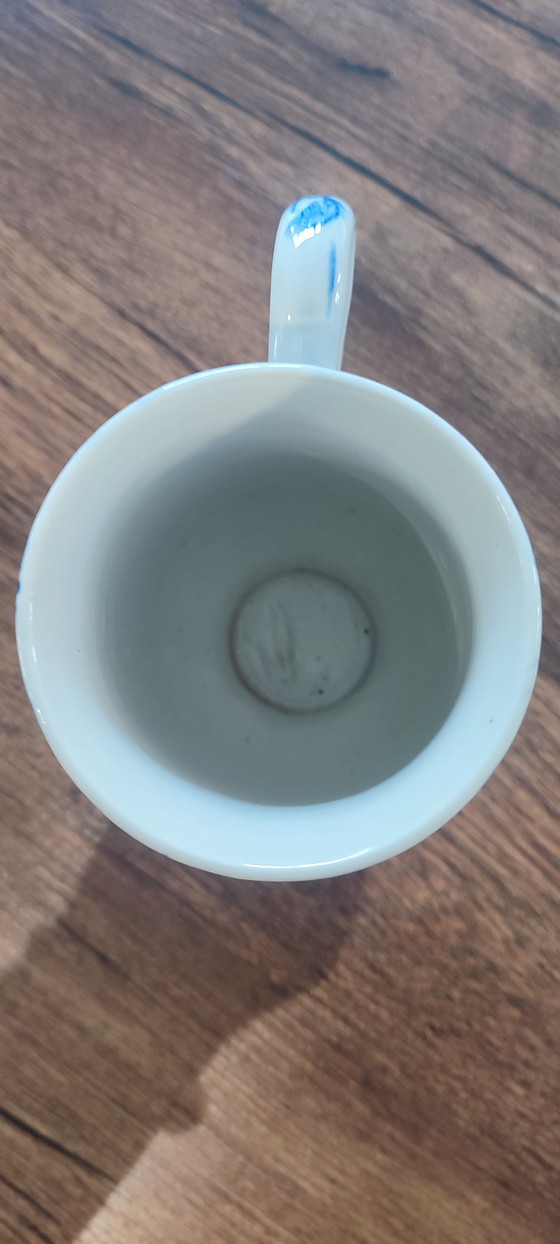 Image 1 of Tazza/tazza in porcellana antica con motivo floreale