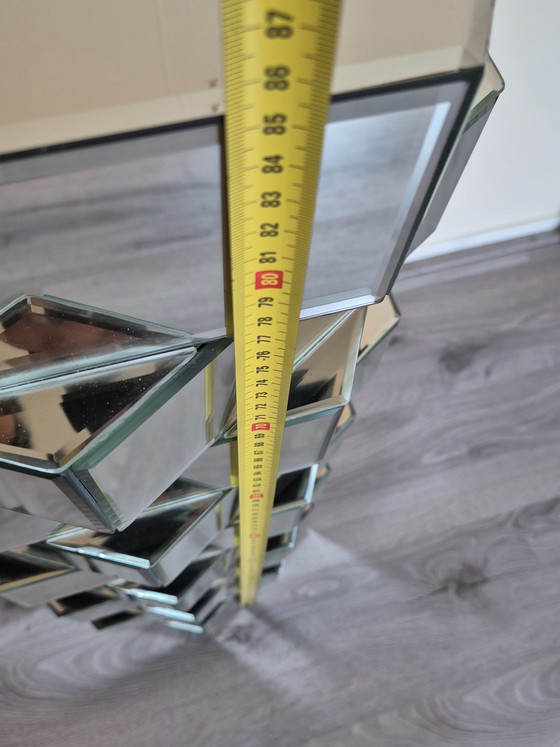 Image 1 of Large mirror column mirror pillar hexagon column pillar