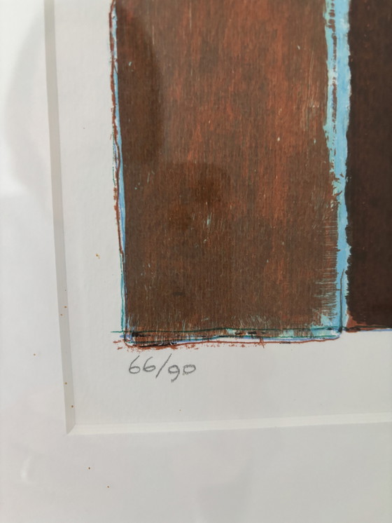 Image 1 of Screen print "By morning light" by Magda Luttikhuizen