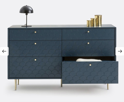 Commode 6 tiroirs, Luxore de La Redoute