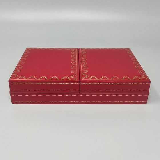 Scatola per carte da gioco Cartier degli anni '70 - Oggetto da collezione vintage di lusso francese (photo 7 of 8)