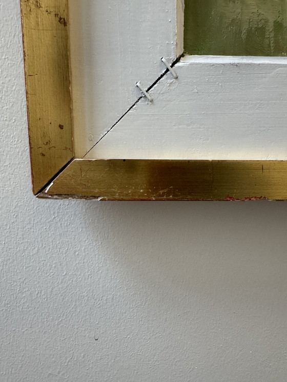 Image 1 of Olieverfschilderij op canvas, chrysanten, 1965