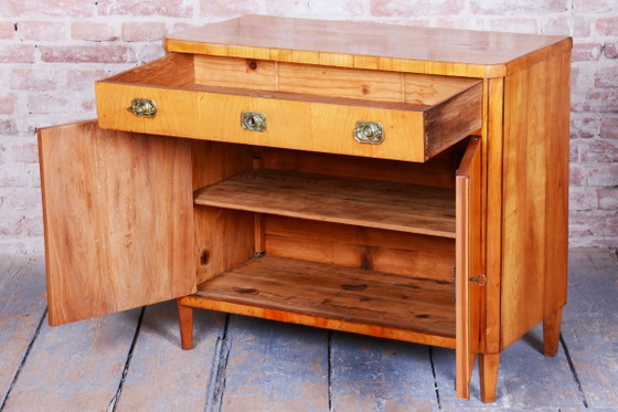 Cabinet Biedermeier restauré, merisier, épicéa, ébène, polonais, tchèque, années 1820 – Meubles de rangement (photo 7 of 16)