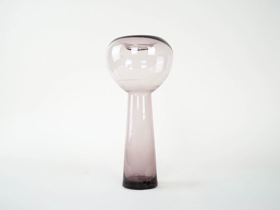 Image 1 of Vase en verre, design italien, années 1970, fabriqué en Italie