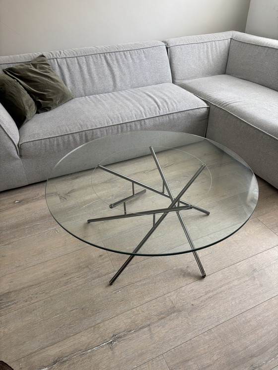 Image 1 of Tavolino in vetro Balance di design italiano degli anni Settanta