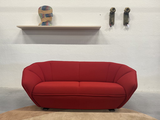 Pode Colla Sofa 2.5 Sitzer Kvadrat Mosaik Stoff Rot 203