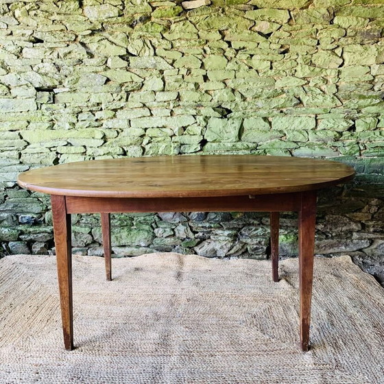 Image 1 of Table de Ferme Ovale 149cm