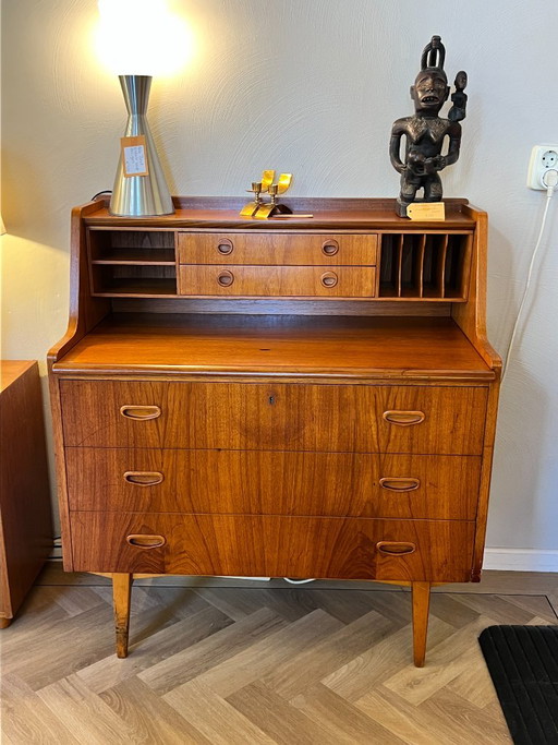 Vintage schwedischer Sekretär, Egon Ostergaard für SMI, 1960er Jahre – bureau, Wood