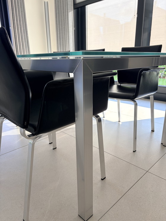 Cor Design Fino Dining Table – Aluminium, Glass (photo 5 of 5)