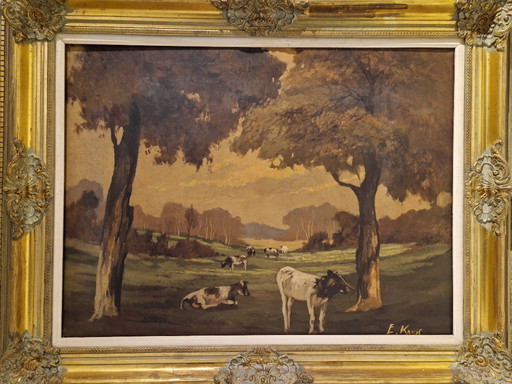 Eugen Kampf painting