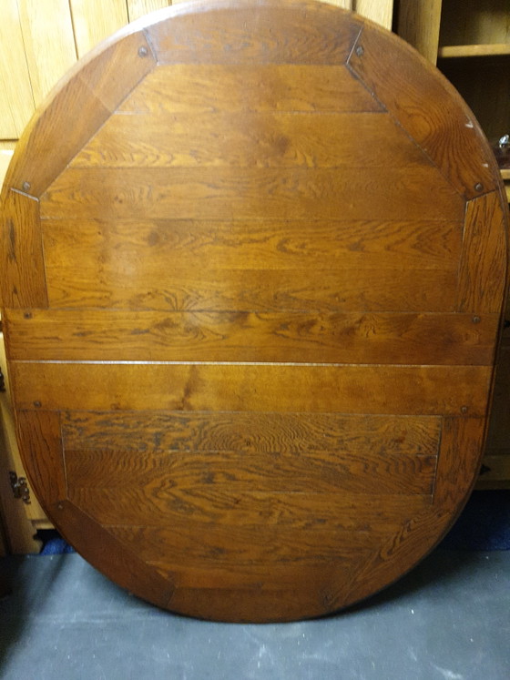 Image 1 of Bannink Jugendstil eetkamer tafel Uitschuifbaar 